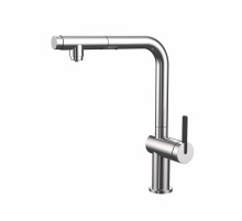 Смеситель для кухни с выдвижным изливом и подключением фильтра WONZON & WOGHAND, Брашированный никель (WW-8020294-BN)