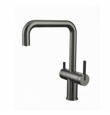 Смеситель для кухни c подключением фильтра WONZON & WOGHAND, Темный графит (WW-8020298-BGM)