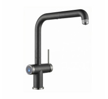 Смеситель для кухни c подключением фильтра WONZON & WOGHAND, Темный графит (WW-8020230-BGM)