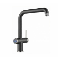 Смеситель для кухни c подключением фильтра WONZON & WOGHAND, Темный графит (WW-8020230-BGM)