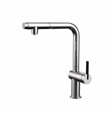 Смеситель для кухни с выдвижным изливом и подключением фильтра WONZON & WOGHAND, Хром (WW-8020294-CR)