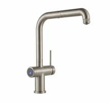 Смеситель для кухни c подключением фильтра WONZON & WOGHAND, Брашированный никель (WW-8020230-BN)