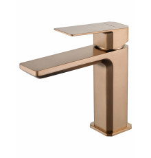 Смеситель для раковины WONZON & WOGHAND DIAMOND, Брашированное розовое золото (WW-88139011-BRG)