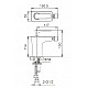 Смеситель для биде Wonzon & Woghand Shark, Хром (WW-485001-CR)