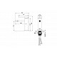 Смеситель для биде WONZON & WOGHAND STICK, Хром (WW- 88339017-CR)