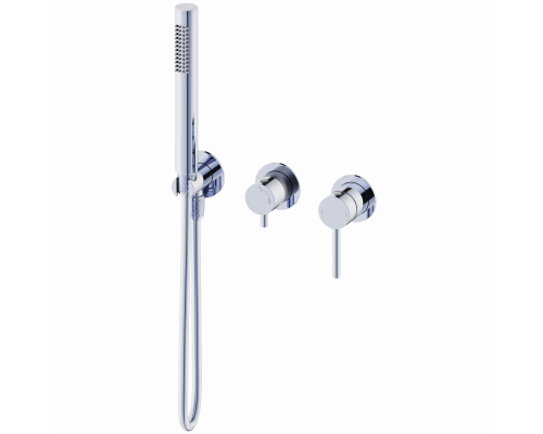 Смеситель для душевой системы встраиваемый WONZON & WOGHAND, Хром (WW-838017-CR)