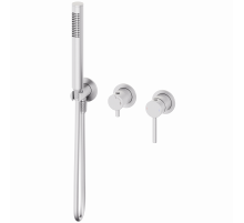 Смеситель для душевой системы встраиваемый WONZON & WOGHAND, Брашированный никель (WW-838017-BN)