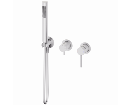 Смеситель для душевой системы встраиваемый WONZON & WOGHAND, Брашированный никель (WW-838017-BN)