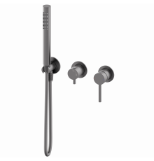 Смеситель для душевой системы встраиваемый WONZON & WOGHAND, Темный графит (WW-838017-BGM)