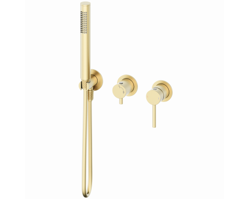 Смеситель для душевой системы встраиваемый WONZON & WOGHAND, Брашированное золото (WW-838017-BG)