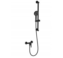 Смеситель для душа с гарнитуром WONZON & WOGHAND, Черный матовый (WW-4570-MB)