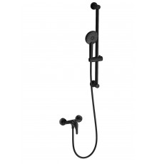 Смеситель для душа с гарнитуром WONZON & WOGHAND, Черный матовый (WW-4570-MB)