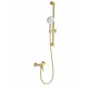 Купить Смеситель для душа с гарнитуром WONZON & WOGHAND, Брашированное золото (WW-4570-BG) в магазине сантехники Santeh-Crystal.ru