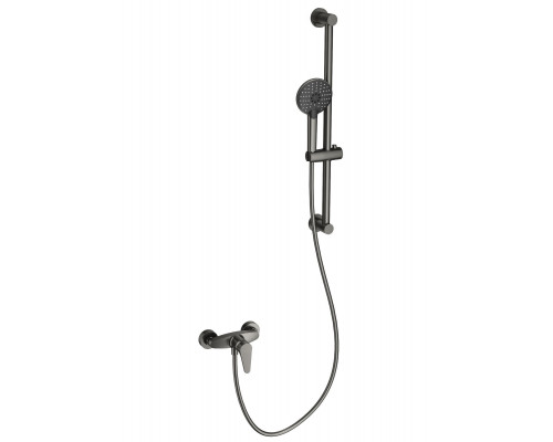 Приобрести Смеситель для душа с гарнитуром WONZON & WOGHAND, Темный графит (WW-AE3103-BGG) в магазине сантехники Santeh-Crystal.ru