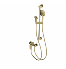 Смеситель для душа с гарнитуром WONZON & WOGHAND, Брашированное золото (WW-A4888-BG)