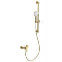 Смеситель для душа с гарнитуром WONZON & WOGHAND, Брашированное золото (WW-AE3103-BG)