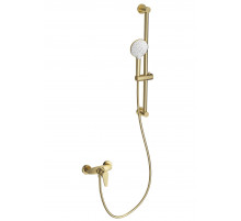 Смеситель для душа с гарнитуром WONZON & WOGHAND, Брашированное золото (WW-AE3103-BG)