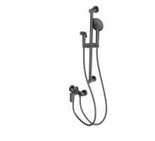 Смеситель для душа с гарнитуром WONZON & WOGHAND, Темный графит (WW-A4888-BGG)