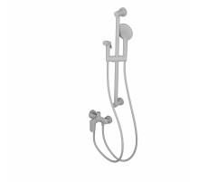 Смеситель для душа с гарнитуром WONZON & WOGHAND, Белый матовый (WW-A4888-MW)