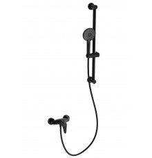 Смеситель для душа с гарнитуром WONZON & WOGHAND, Черный матовый (WW-AE3103-MB)