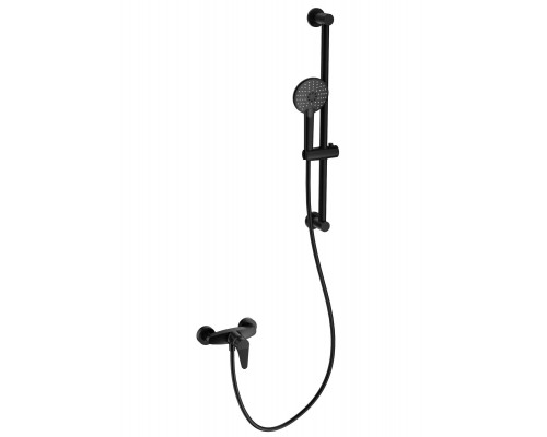 Купить Смеситель для душа с гарнитуром WONZON & WOGHAND, Черный матовый (WW-AE3103-MB) в магазине сантехники Santeh-Crystal.ru