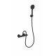 Приобрести Смеситель для душа с термостатом WONZON & WOGHAND, Черный матовый (WW-B1005-A-MB) в магазине сантехники Santeh-Crystal.ru