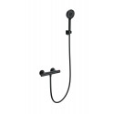 Смеситель для душа с термостатом WONZON & WOGHAND, Черный матовый (WW-B2005-A-MB)