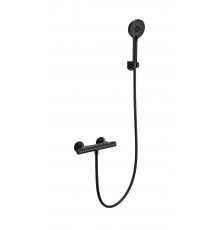 Смеситель для душа с термостатом WONZON & WOGHAND, Черный матовый (WW-B2005-A-MB)