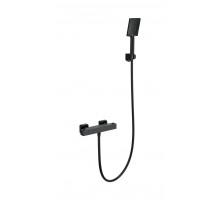 Смеситель для душа с термостатом WONZON & WOGHAND, Черный матовый (WW-B2026-A-MB)