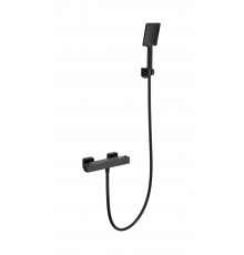 Смеситель для душа с термостатом WONZON & WOGHAND, Черный матовый (WW-B2026-A-MB)