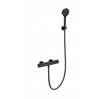 Смеситель для душа с термостатом WONZON & WOGHAND, Черный матовый (WW-A2006-A-MB)