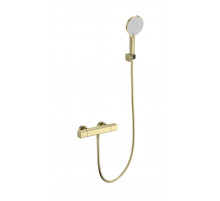Смеситель для душа с термостатом WONZON & WOGHAND, Брашированное золото (WW-B2016-A-BG)