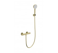 Смеситель для душа с термостатом WONZON & WOGHAND, Брашированное золото (WW-B2005-A-BG)