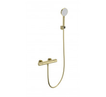 Смеситель для душа с термостатом WONZON & WOGHAND, Брашированное золото (WW-B2029-A-BG)