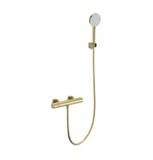 Смеситель для душа с термостатом WONZON & WOGHAND, Брашированное золото (WW-B2029-A-BG)