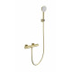 Заказать Смеситель для душа с термостатом WONZON & WOGHAND, Брашированное золото (WW-B2029-A-BG) в магазине сантехники Santeh-Crystal.ru