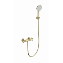 Смеситель для душа с термостатом WONZON & WOGHAND Strato, Брашированное золото (WW-B2048-A- BG)