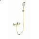 Смеситель для душа с термостатом WONZON & WOGHAND Strato, Брашированное золото (WW-B2048-A- BG)