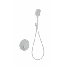 Смеситель для душа с термостатом встраиваемый WONZON & WOGHAND, Белый матовый (WW-D1017-A-MW)