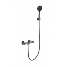 Смеситель для душа с термостатом WONZON & WOGHAND, Темный графит (WW-B2005-A-BGG)