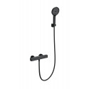 Смеситель для душа с термостатом WONZON & WOGHAND, Черный матовый (WW-B2016-A-MB)