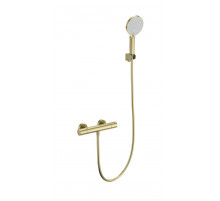 Смеситель для душа с термостатом WONZON & WOGHAND, Брашированное золото (WW-B3013-A-BG)