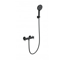 Смеситель для душа с термостатом WONZON & WOGHAND, Черный матовый (WW-B2048-A-MB)