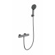 Приобрести Смеситель для душа с термостатом WONZON & WOGHAND, Темный графит (WW-B2016-A-BGG) в магазине сантехники Santeh-Crystal.ru