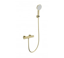 Смеситель для душа с термостатом WONZON & WOGHAND, Брашированное золото (WW-B2003-A-BG)
