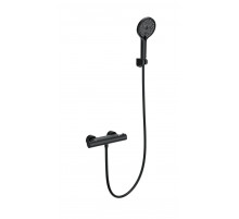 Смеситель для душа с термостатом WONZON & WOGHAND, Черный матовый (WW-B2003-A-MB)