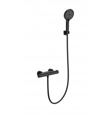 Смеситель для душа с термостатом WONZON & WOGHAND, Черный матовый (WW-B2003-A-MB)