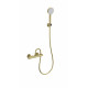 Купить Смеситель для душа с термостатом WONZON & WOGHAND, Брашированное золото (WW-B1005-A-BG) в магазине сантехники Santeh-Crystal.ru