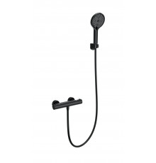 Смеситель для душа с термостатом WONZON & WOGHAND, Черный матовый (WW-B2012-A-MB)