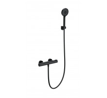 Смеситель для душа с термостатом WONZON & WOGHAND, Черный матовый (WW-B2029-A-MB)